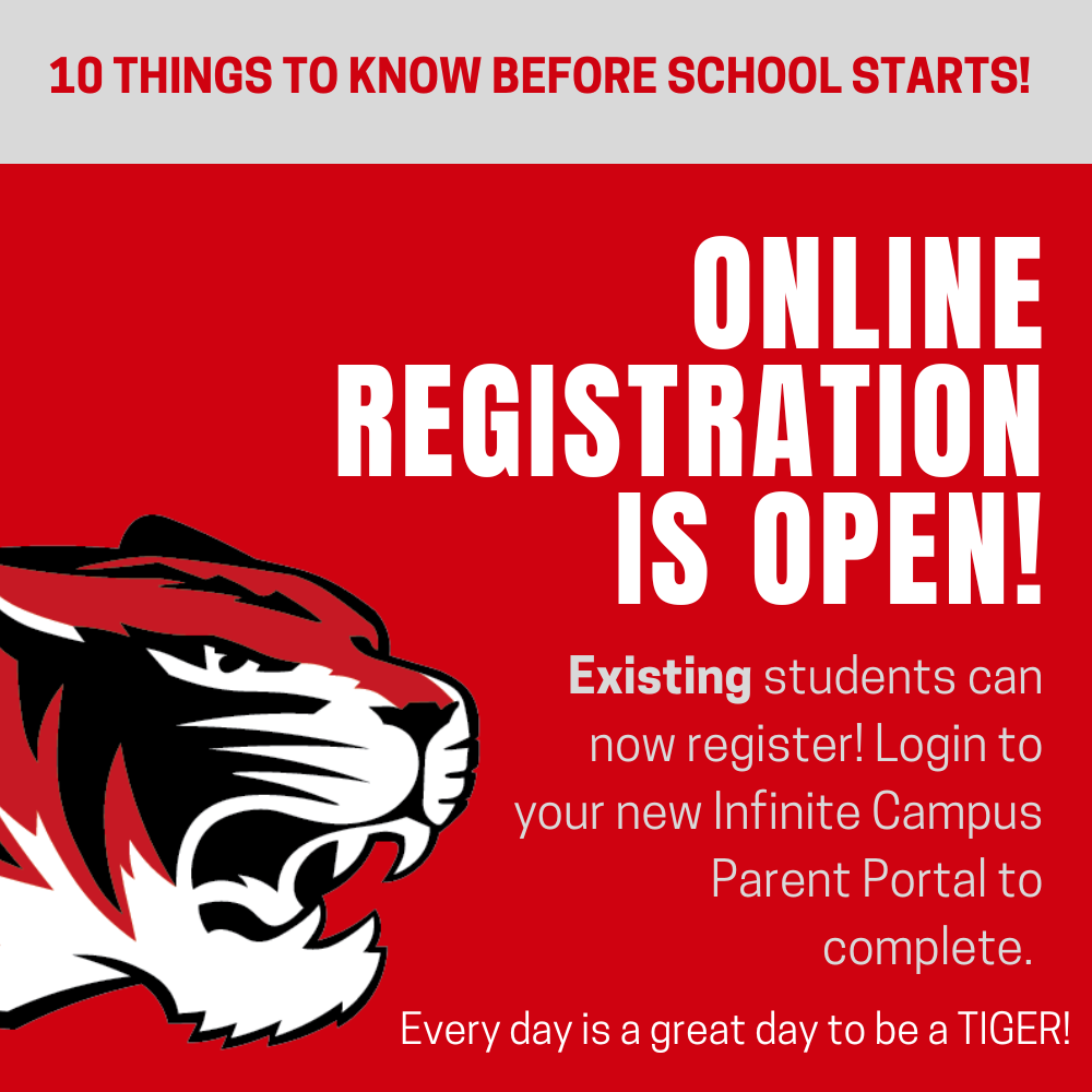 Online Registration is open! 