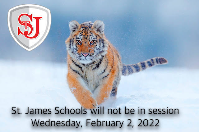 No school Wednesday Feb. 2, 2022