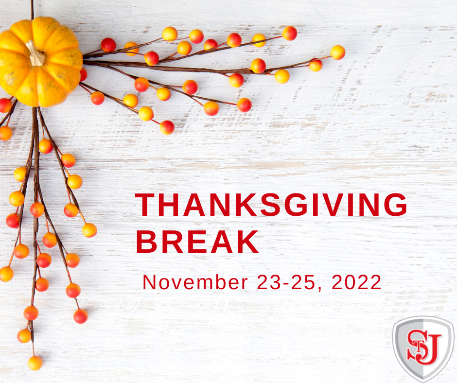 Thanksgiving Break Reminder