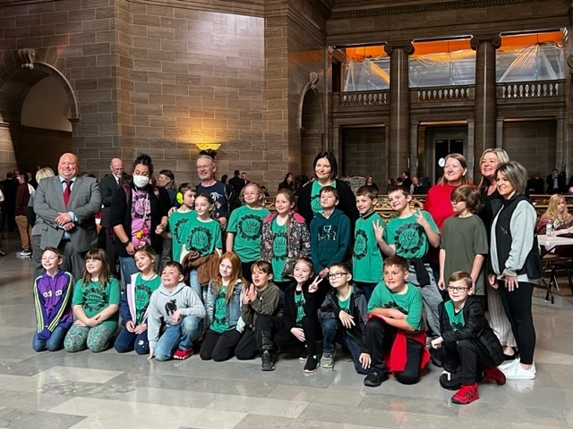 Third-grade field trip to the capitol.