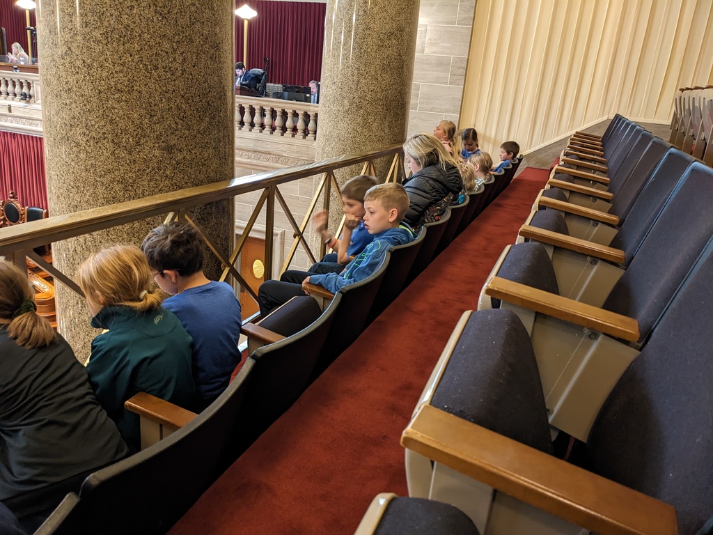 Third-grade field trip to the capitol. 