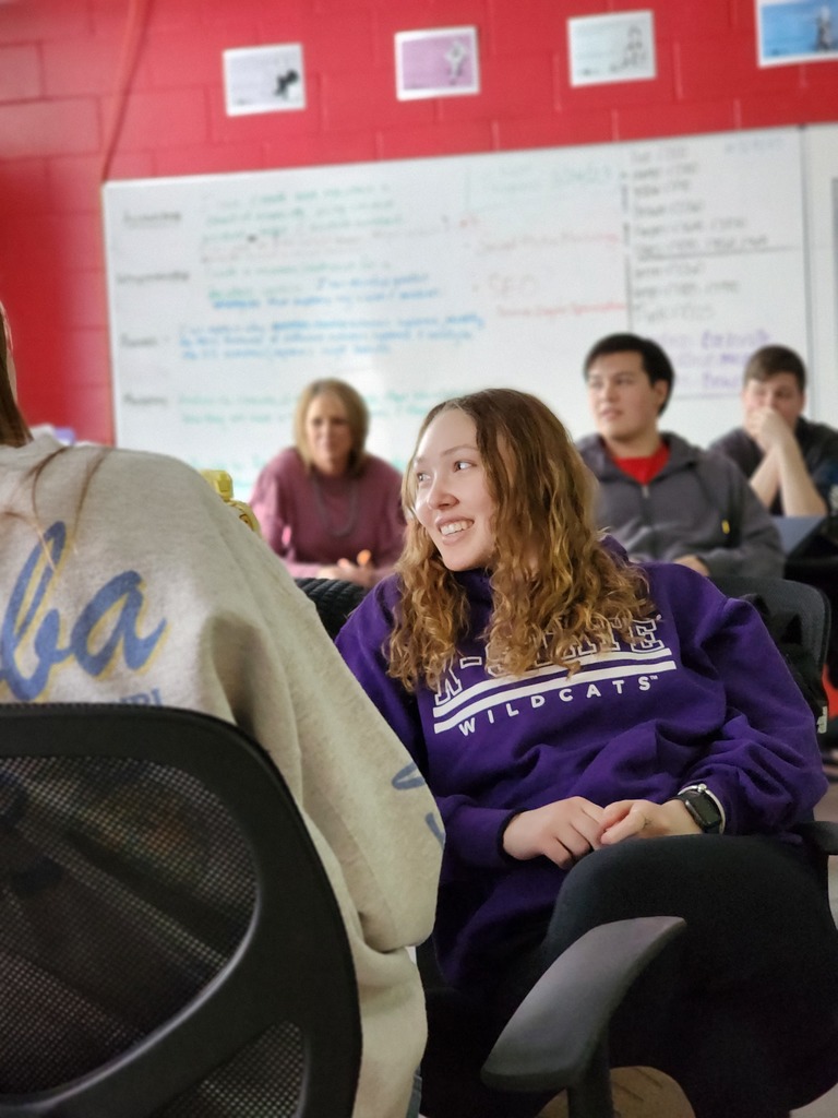Dr. Sean Sibert visits the high school to discuss innovative ways to make money.