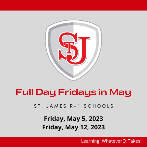 Full Day Fridays in May